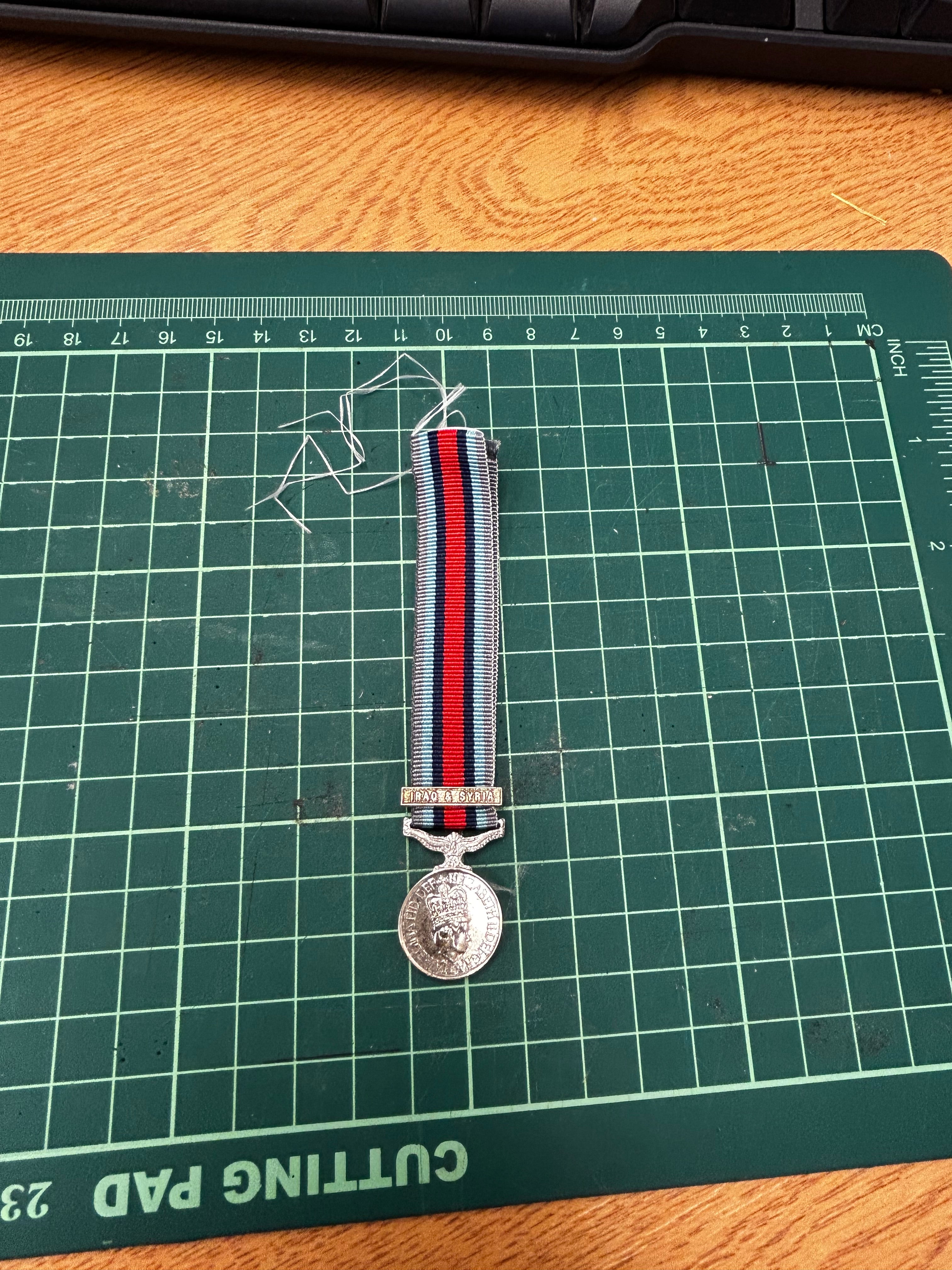 Iraq & Syria (OP SHADER) miniature medal