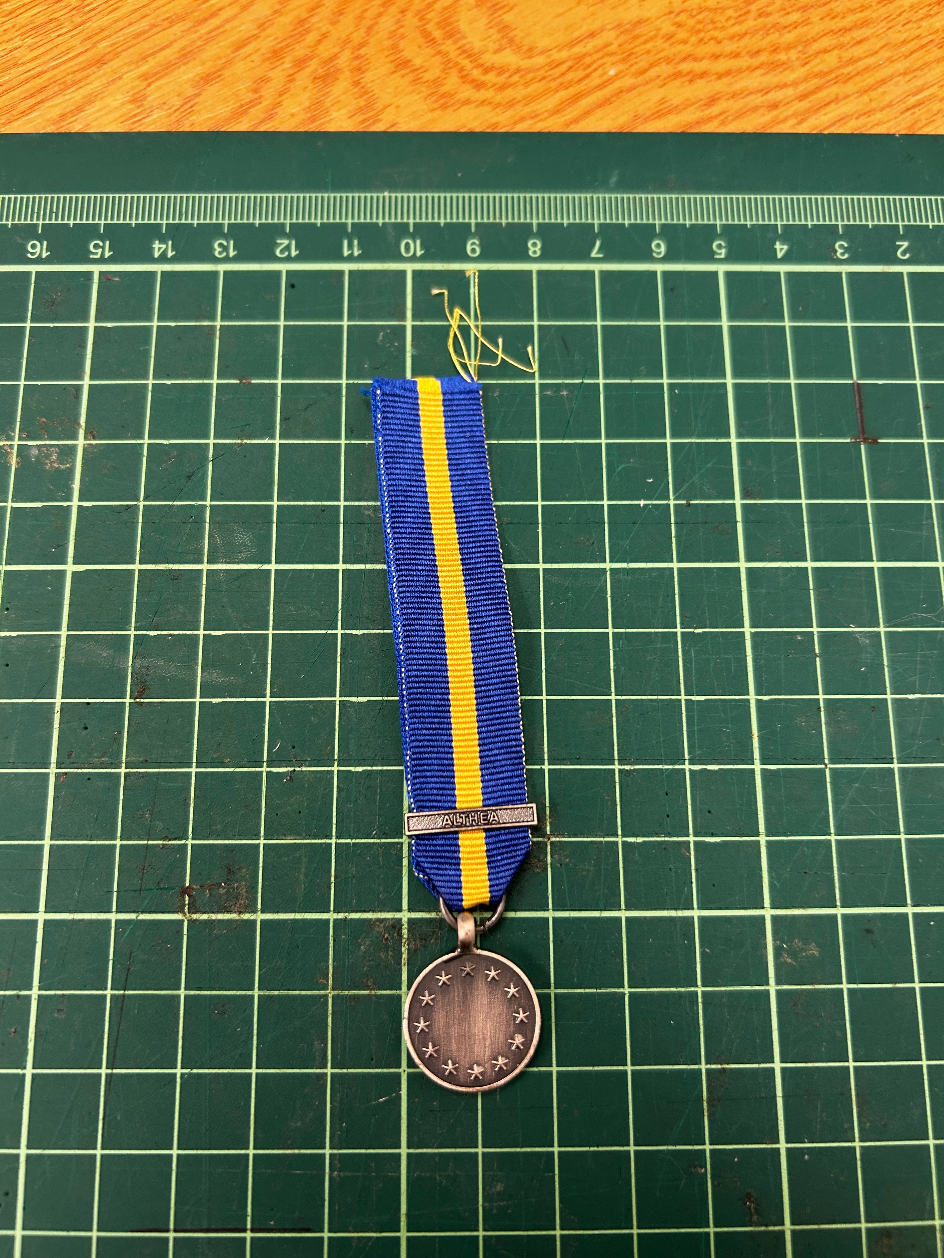 ALTHEA miniature medal