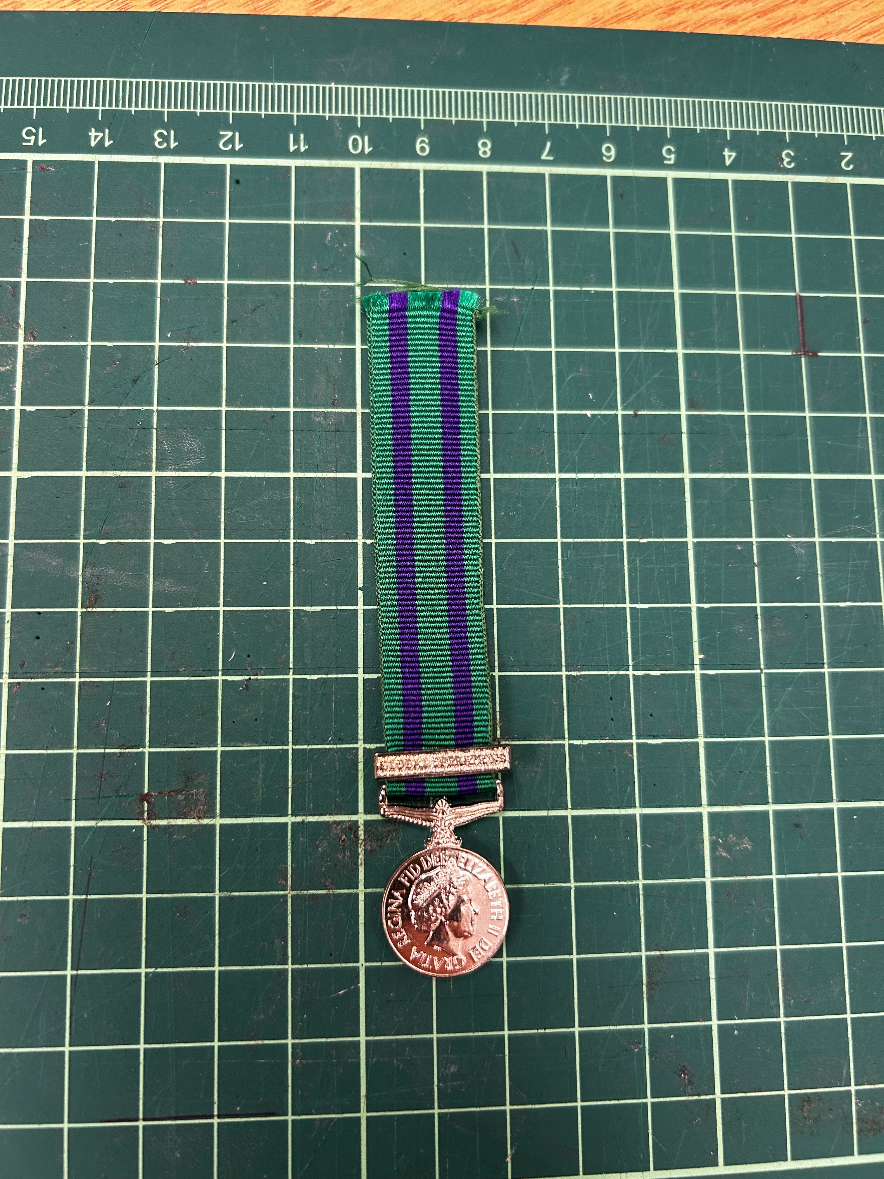 GA Global Operations miniature medal